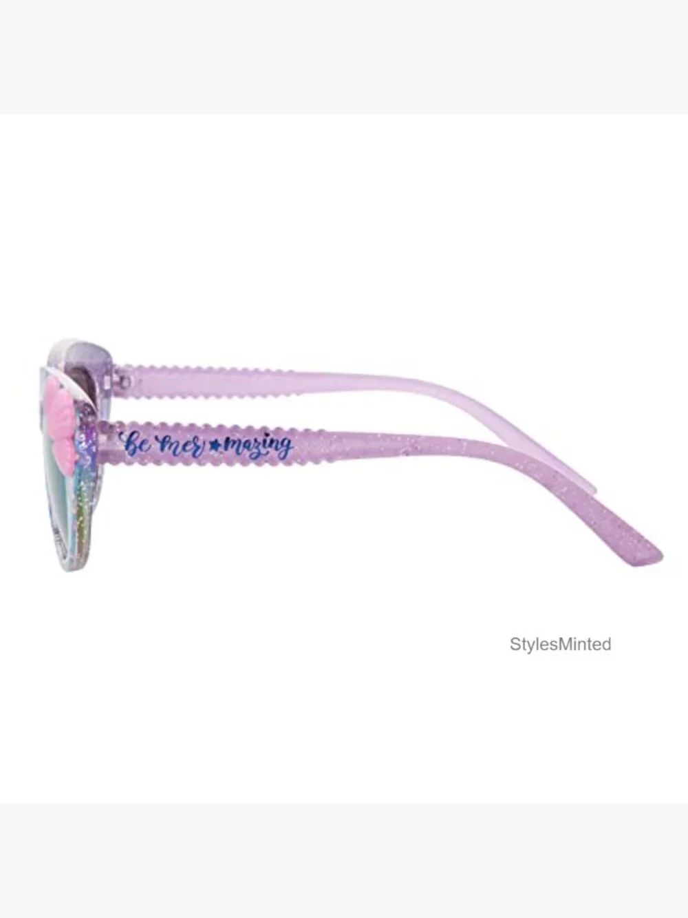 Kids Cat Eye Sunglasses with UVA/UVB Protection & Pouch